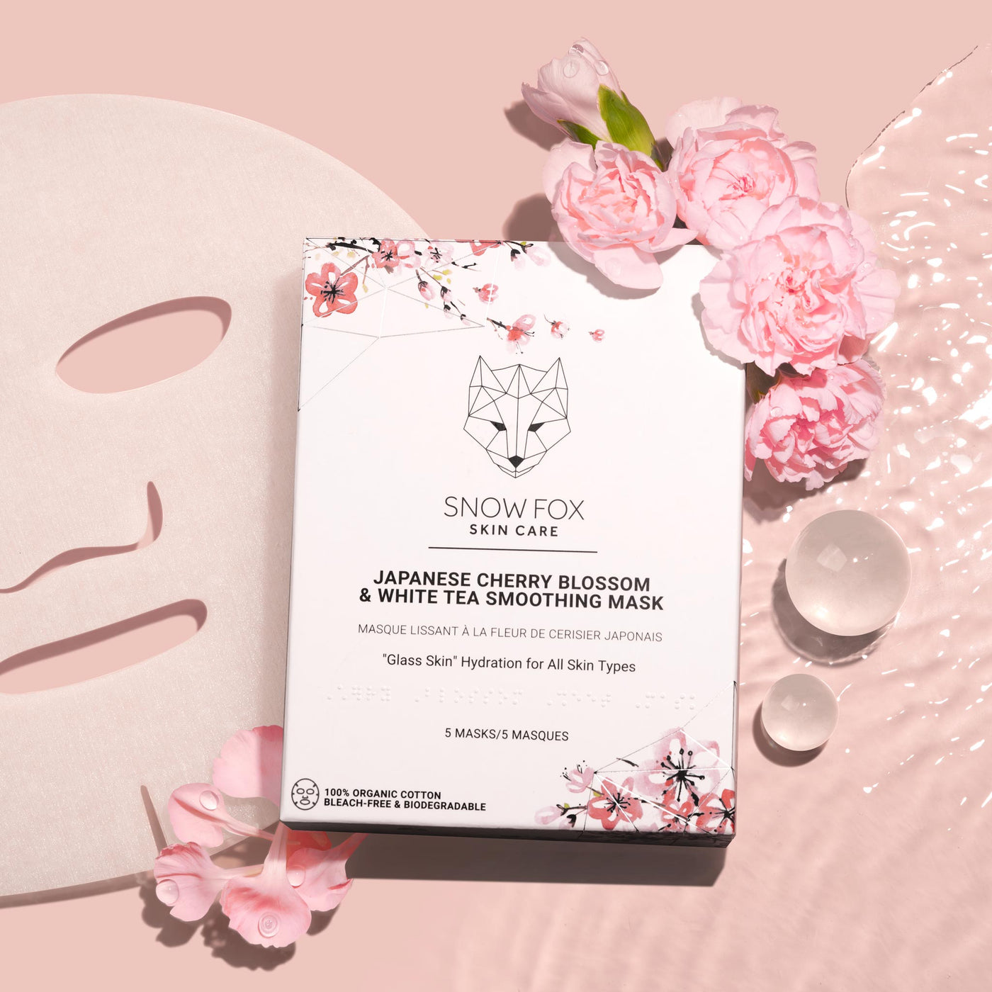 Japanese Cherry Blossom & White Tea Smoothing Mask