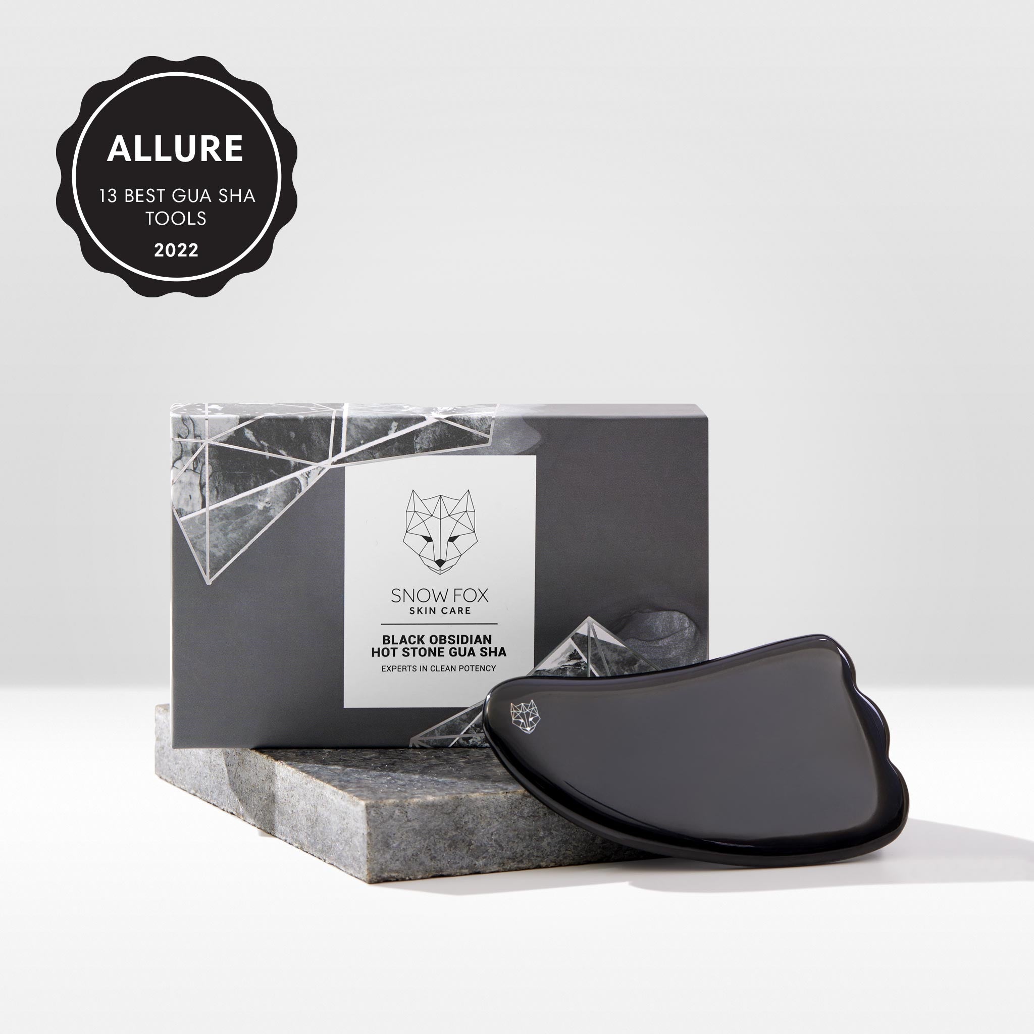 Black Obsidian Hot Stone Gua Sha